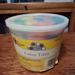 Set Of 400 1" Square Color Tiles (Grades K-8)