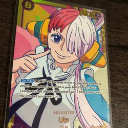 One Piece Card Game Uta OP02-120 English Secret Rare Paramount War
