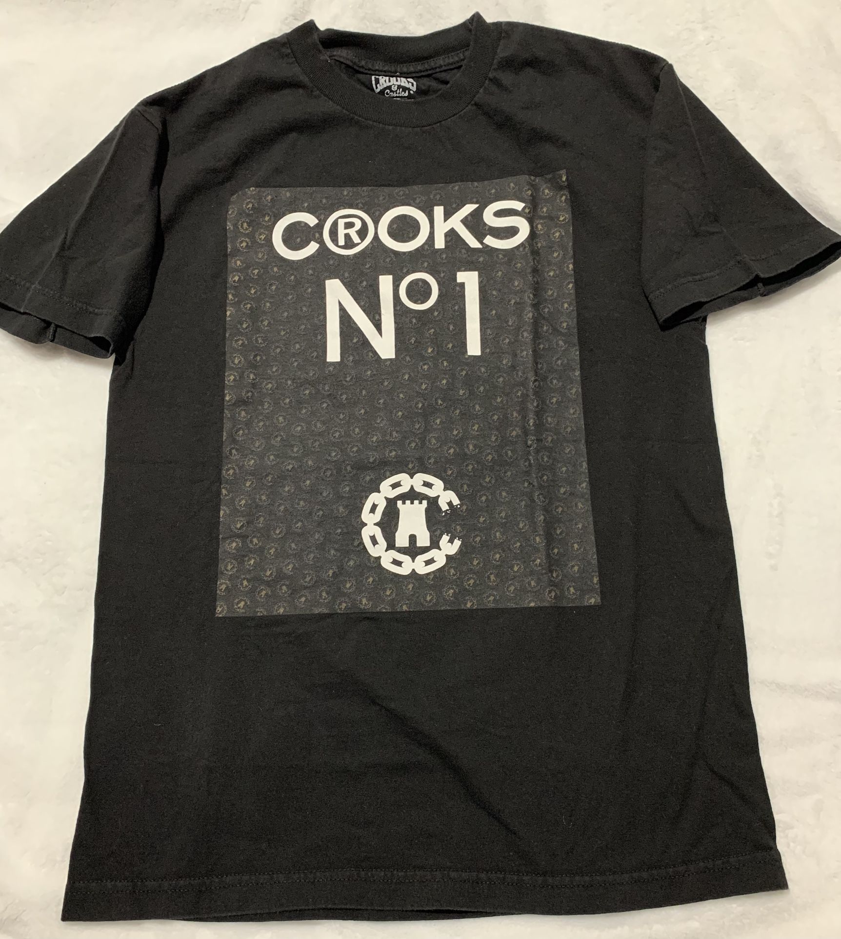 Crooks and Castles No 1 T-Shirt Size Medium
