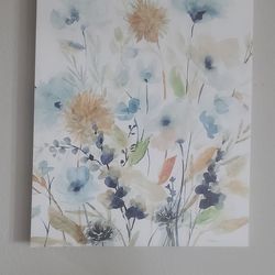 White canvas Wall art