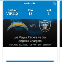 Los Angeles Chargers Vs Las Vegas Raiders 