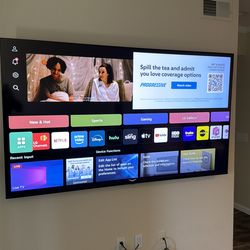 Lg 86 inch 4k Smart tv with legs