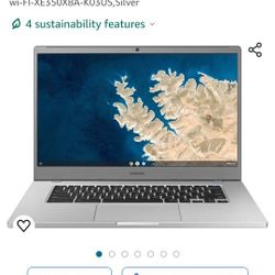 Samsung Chromebook 4 + Chrome OS 15.6" Full HD Intel Celeron Processor N4000​ 4GB RAM 64GB eMMC 
