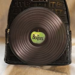 Loungefly Beatles Record mini backpack