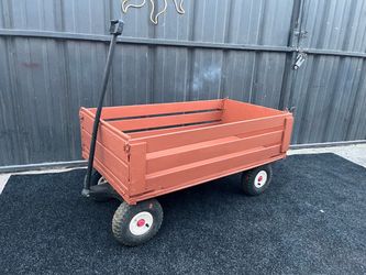 Wood Wagon w/ Air Type Tires