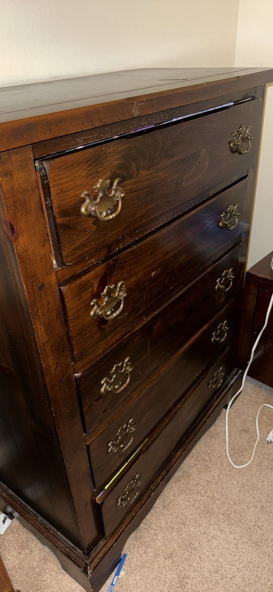 Vintage Brown Dresser
