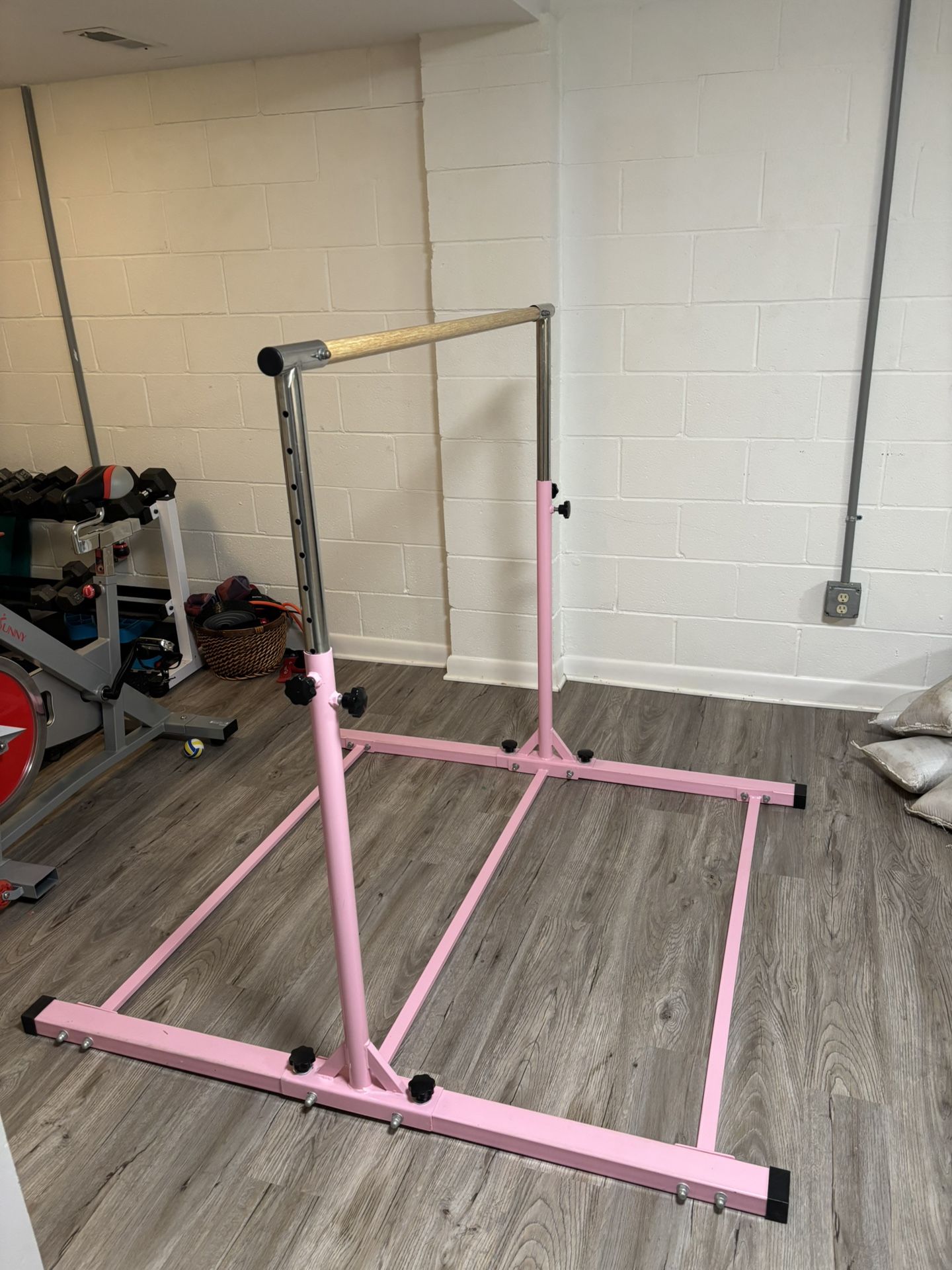 SHIWEI Gymnastics Training Bar, 3-5ft Adjustable Bar