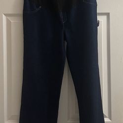 Brand New Maternity Dark Denim  Straight Leg Jeggings Size M
