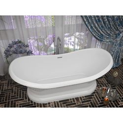 ANZZI Ruby Bathtub 71 in. L x 33 in