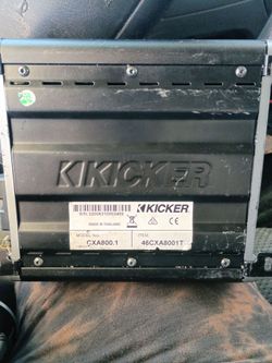 Kicker CXA800.1 Mono Car Amplifier