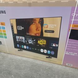 75" Screen Led Smart 4k By Samsung Crystal Ultra HDTV.  2025 Model.  Brand New 
