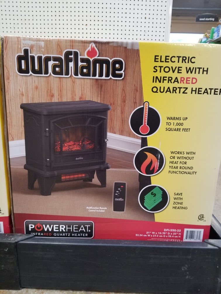 Duraflame Infrared Quartz Heater Black 91HM100-04 for Sale in Clackamas, OR  - OfferUp