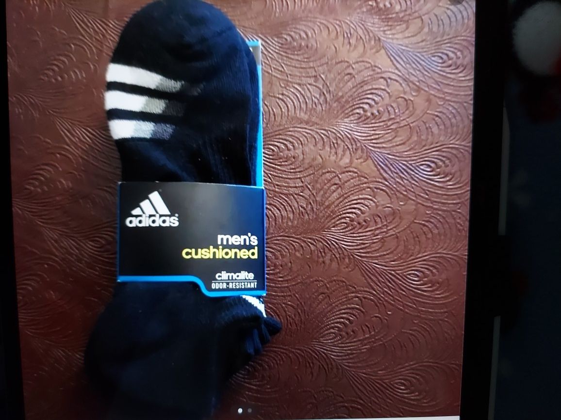 NEW Adidas Men's Cushioned Climalite Odor-Resistant Socks 