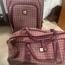 Nine West Rolling Luggage Combo