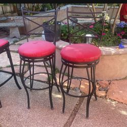 Wrought Iron Bar Stools