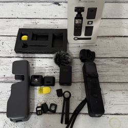 DJI Pocket 2 Vlog Camera with 3-Axis Gimbal, Handheld Stabilizer, 4K Camera