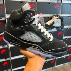 Black Metallic Jordan 5s