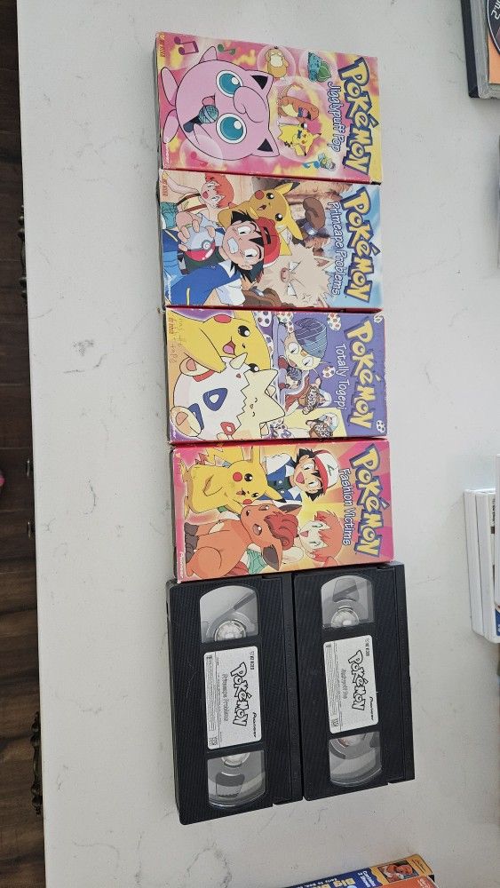 6 Pokémon VHS Movies $ 6
