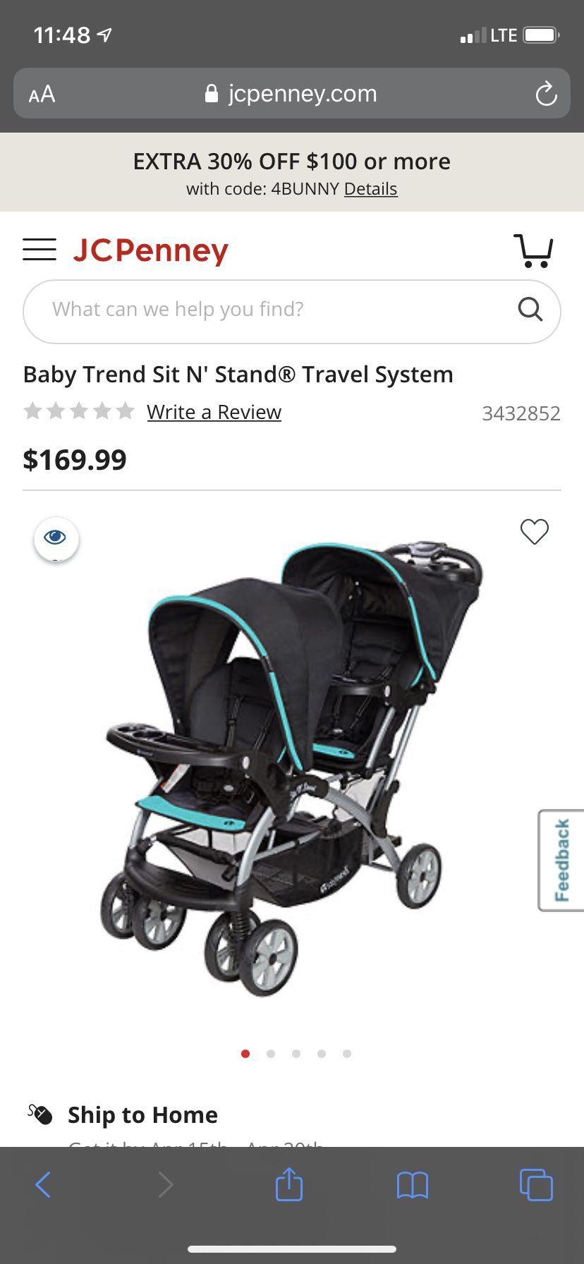 Sit N’ Stand Double Stroller