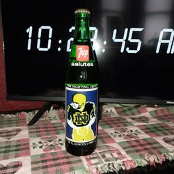 Notre Dame Football, 7up Commemorative Bottle, Factory Sealed, Never Opened 