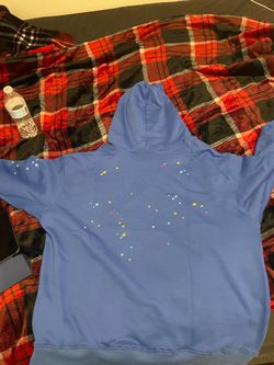blue sp5der hoodie