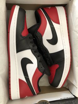 Jordan 1 Low Bred Toe