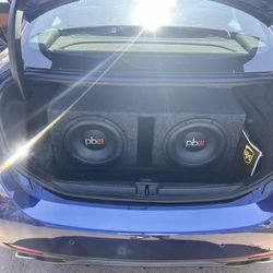 12 Inch Subs and  Amp 