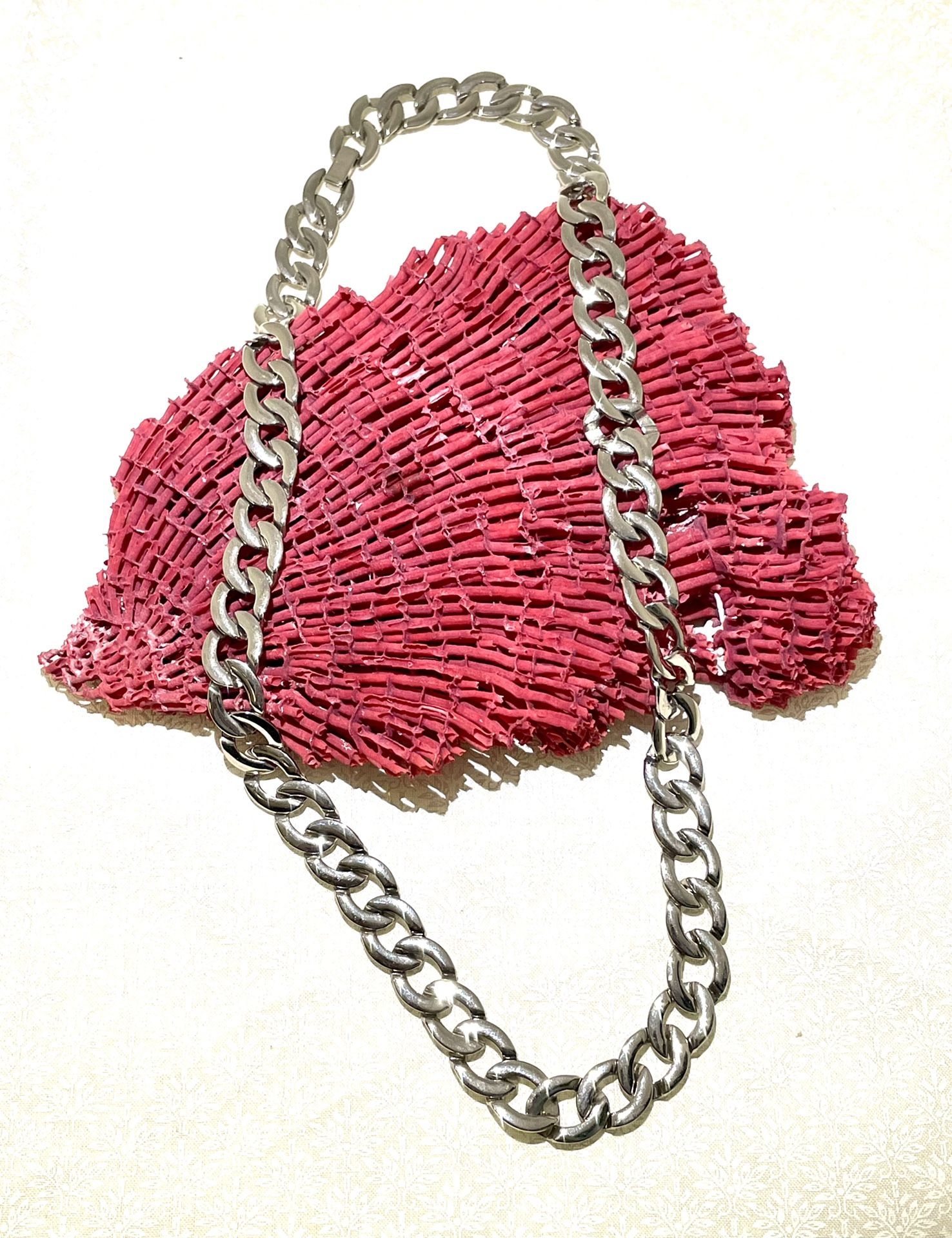 Silver Large Link Necklace