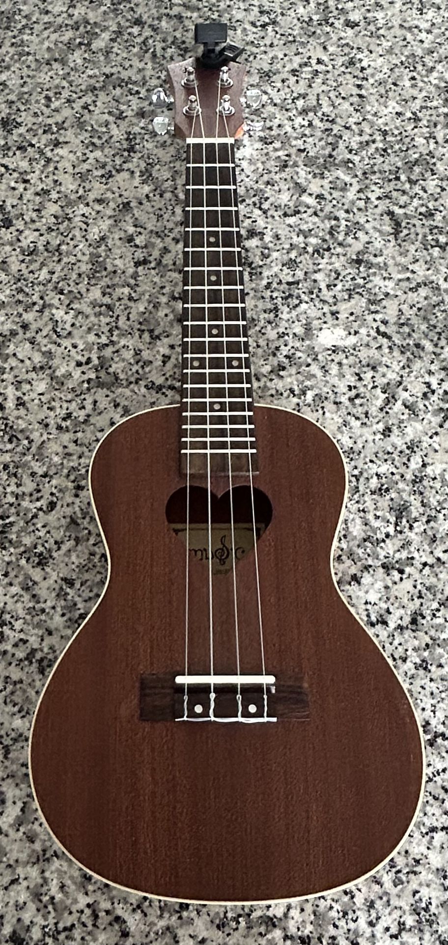 Ukulele With Heart Shaped Sound hole