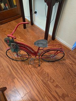 Christmas decoration bike