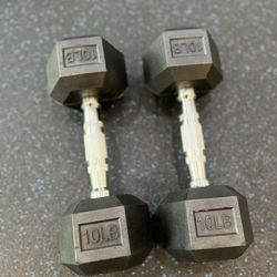 Hex Dumbells 10lbs