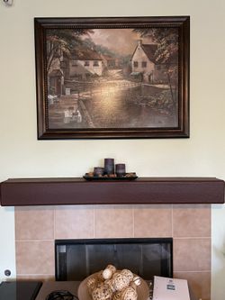 Wall Painting, Italian countryside , Length 35 Inches  X Width 45 Inches , Good As New