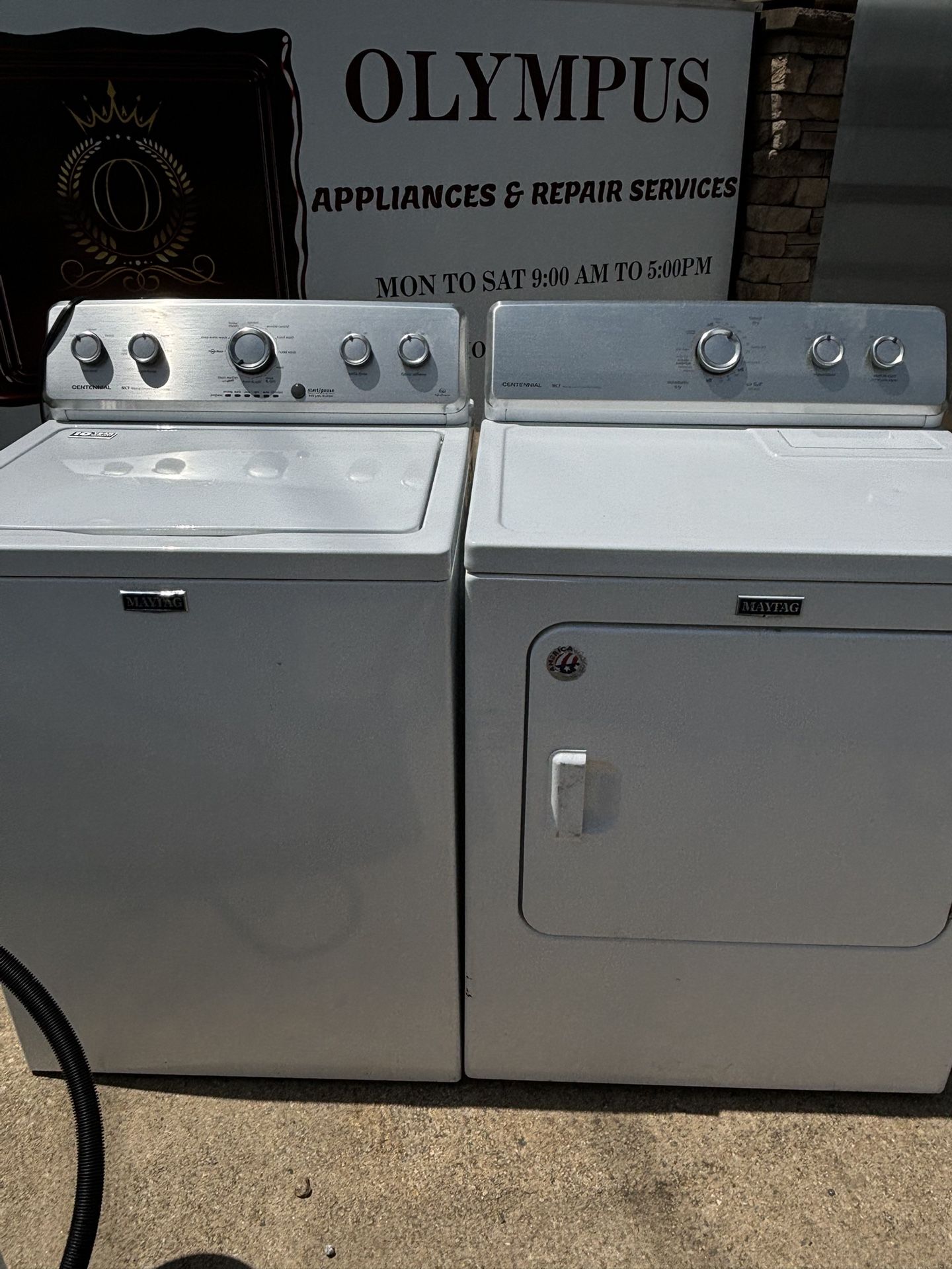 WASHER AND DRYER