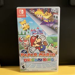 Paper Mario The Origami King for Nintendo Switch Video Game console Bros Brothers super CIB