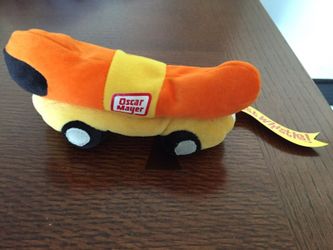 New Plush Oscar Meyer Weiner mobile.