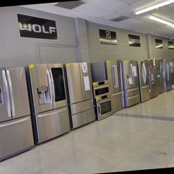 FRENCH DOOR REFRIGERATORS IN STOCK OPEN BOX ITEM