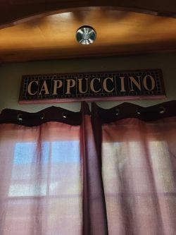 Cappuccino Sign 