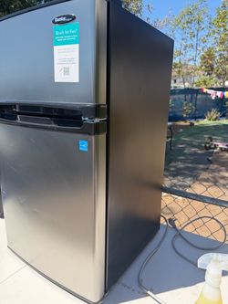 Dandy small fridge with freezer.