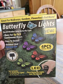 Butterfly Solar Lights