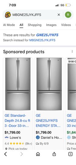 Refrigerator GE brand new in the box
