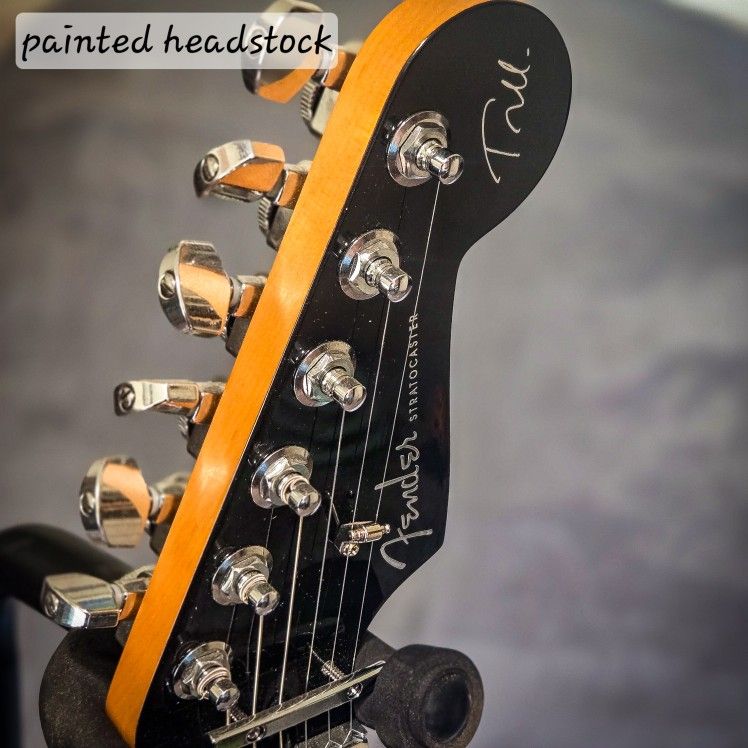 Fender Tom Morello Soul Power Stratocaster Electric Guitar Black Artist Signature Series Limited Edition Electric Guitar