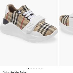 Regis Check Sneaker (Women) Burberry