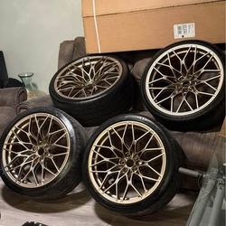 BMW M Performance 1000M Gold Wheels 20”/21” OEM