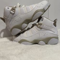 Shoes Jordan SHOES 6 Rings GP 'Light Sand' Kids Size 13.5c BRAND NEW NO BOX !