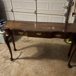 Antique Hekman Desk - needs restoration.