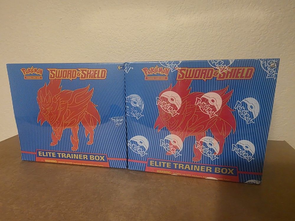 Pokemon Cards Sword and Sheild Elite Trainer Boxes