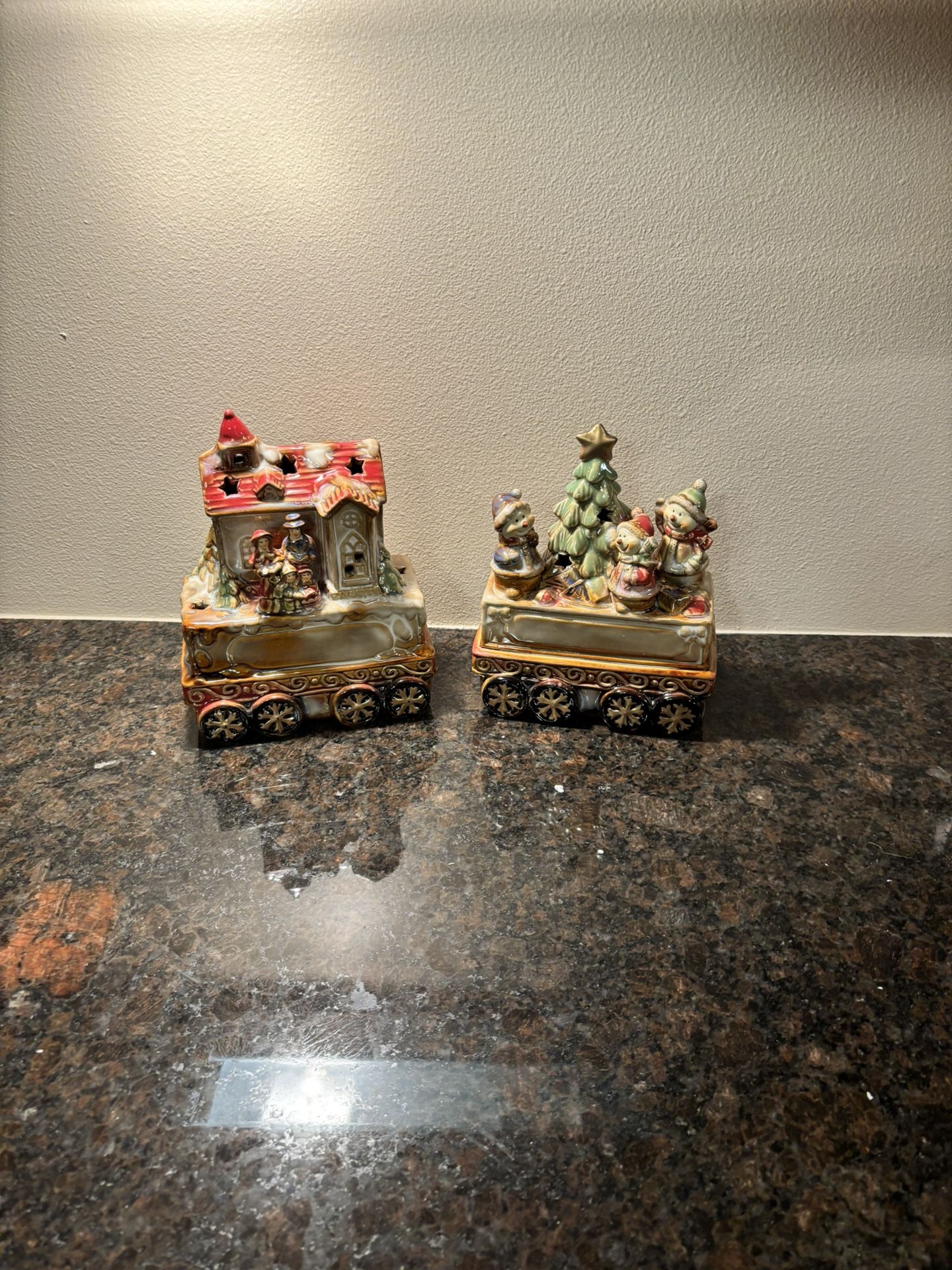 Two Christmas Trains