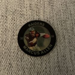 1984 7-Eleven Hologram Marcus Allen Coin