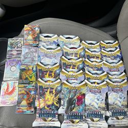 Pokemon Silver Tempest Booster Packs + Singles 