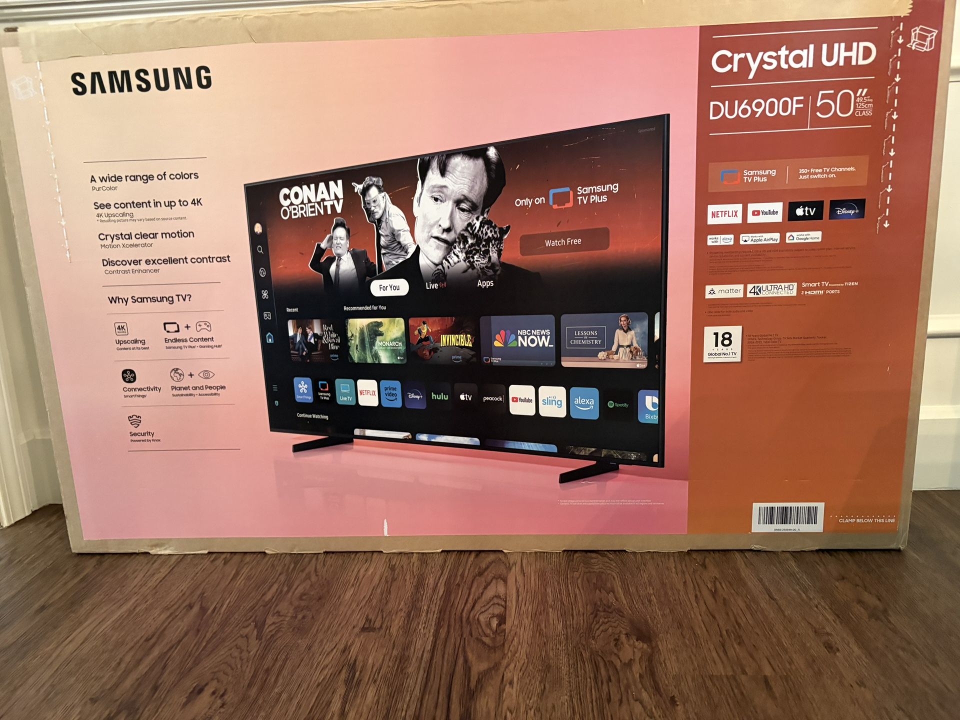 Samsung Crystal UHD Smart TV 50”